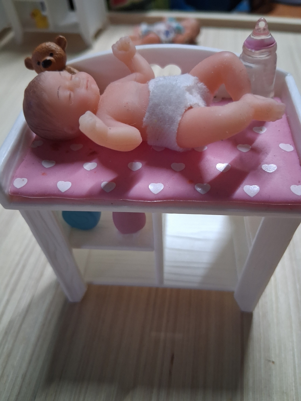My Mini Baby Doll Changing Table Playset - Pink